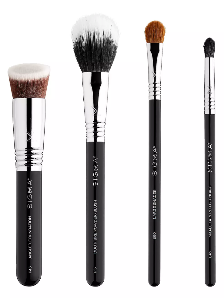 Sigma Beauty Complete (4-Piece) Makeup Brush Set